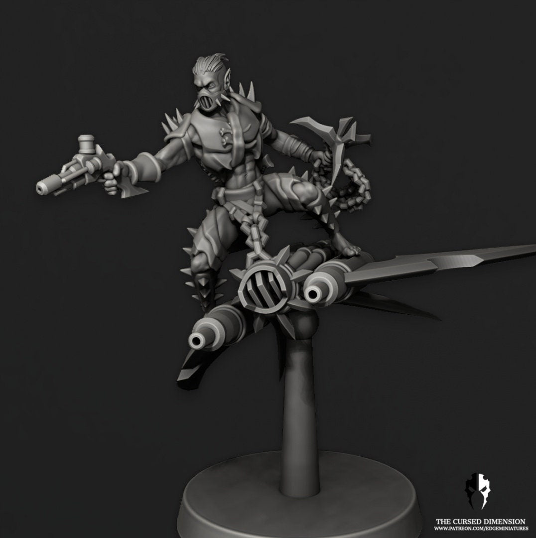 Speed Demons | Set of 5 or 8 Minis | Edge Miniatures - Cursed Elves | 12K Prints