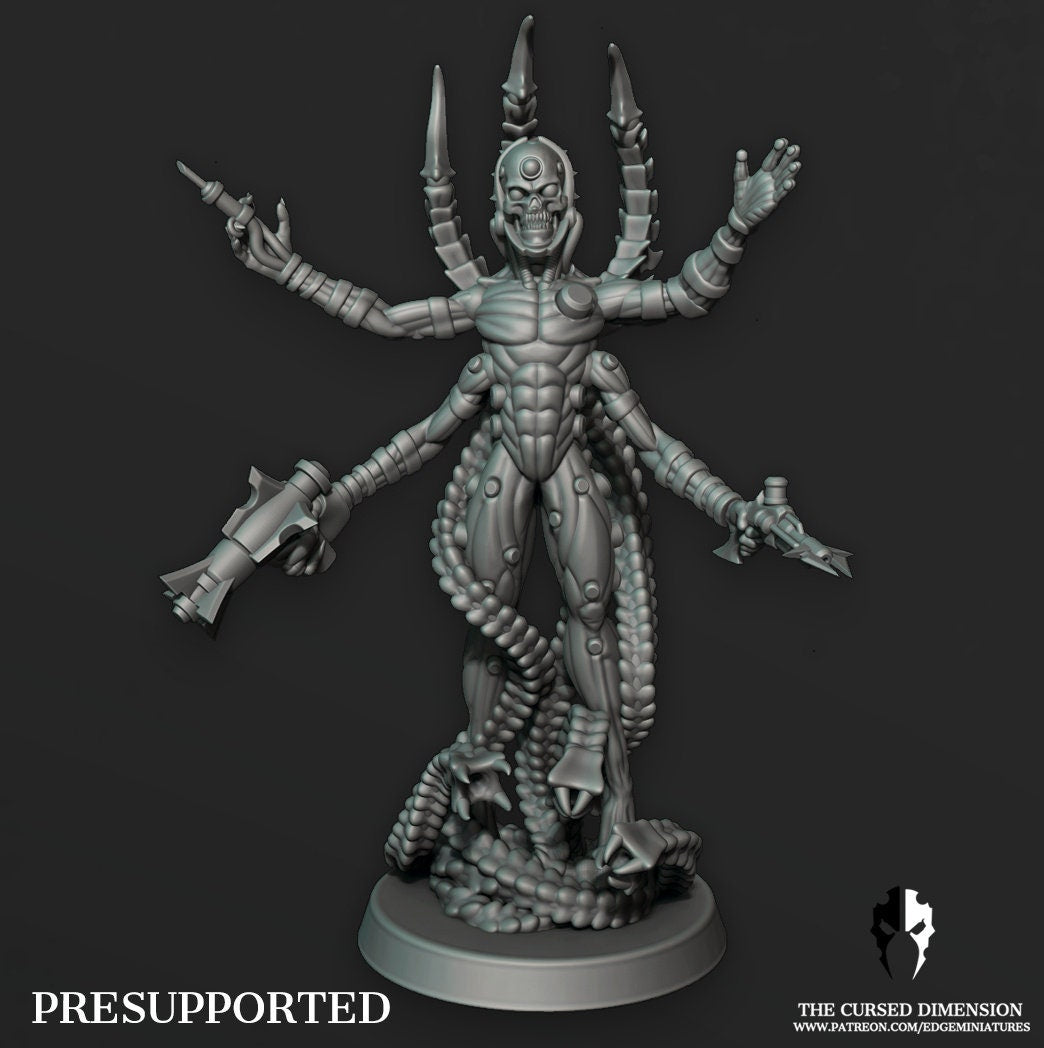 Flesh Wizard Coven Leader #5 | Edge Miniatures - Cursed Elves | 12K Prints