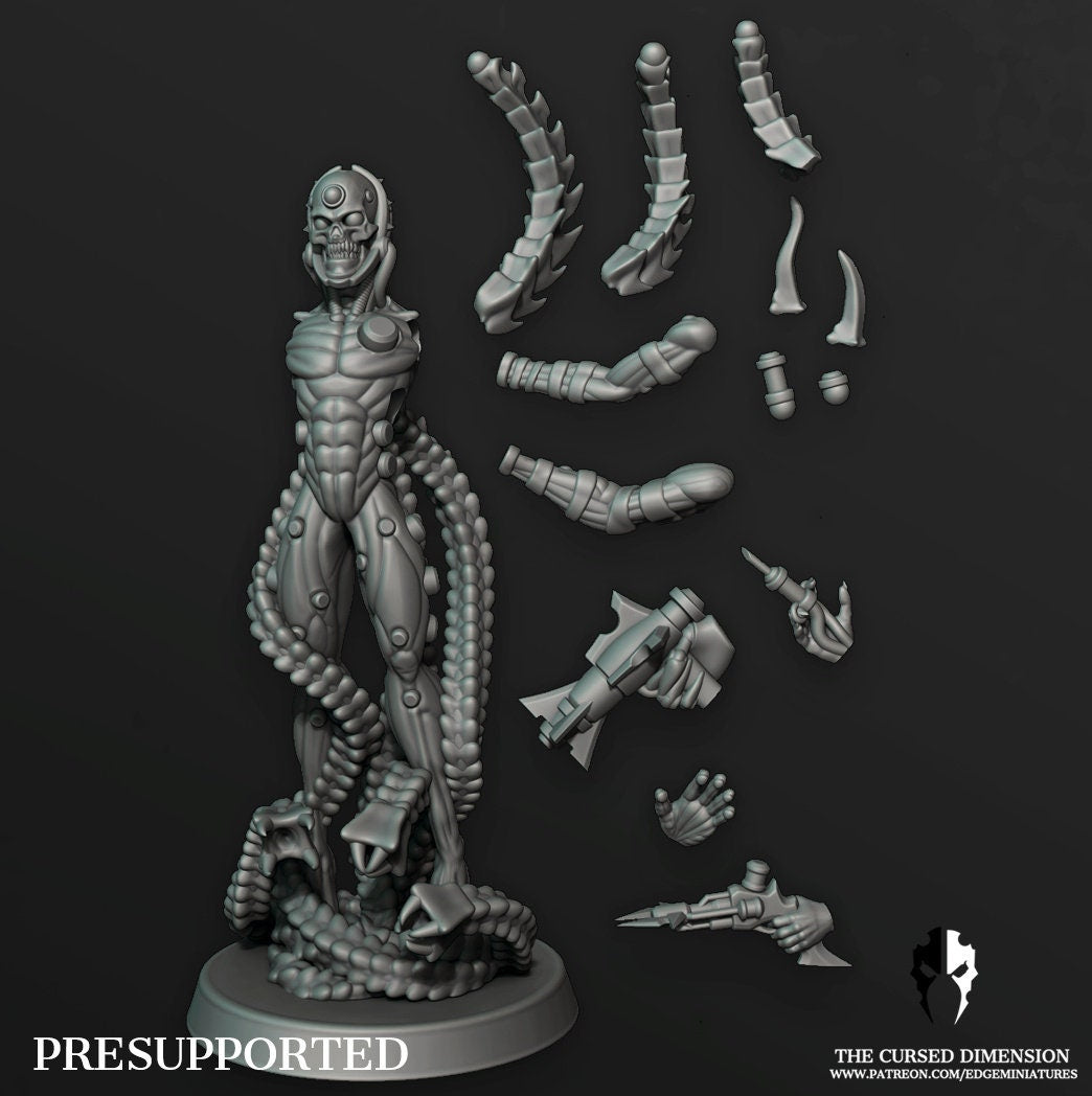 Flesh Wizard Coven Leader #5 | Edge Miniatures - Cursed Elves | 12K Prints