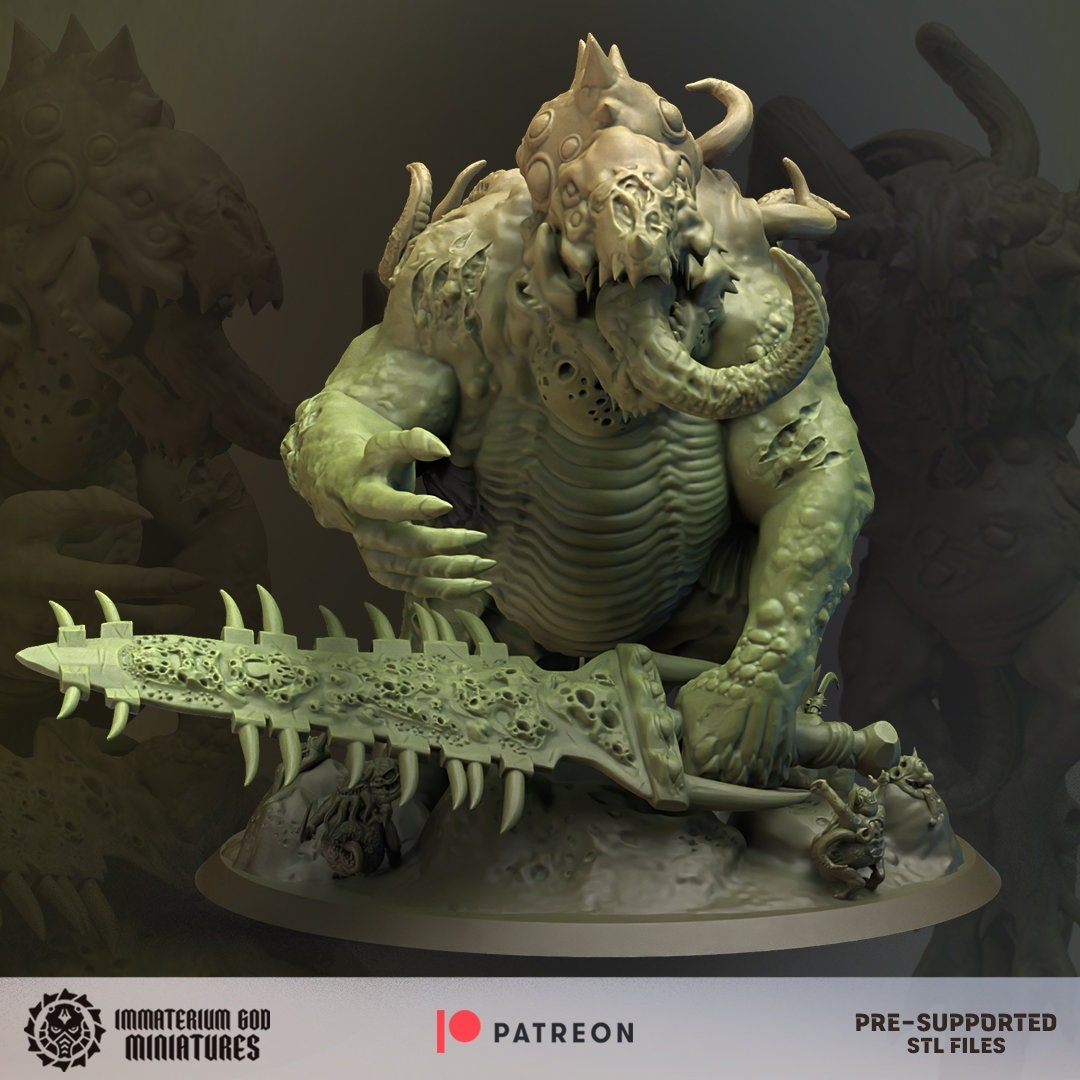 Morbidus Demon | Sons of Decay | Immaterium God Miniatures | 12K Prints