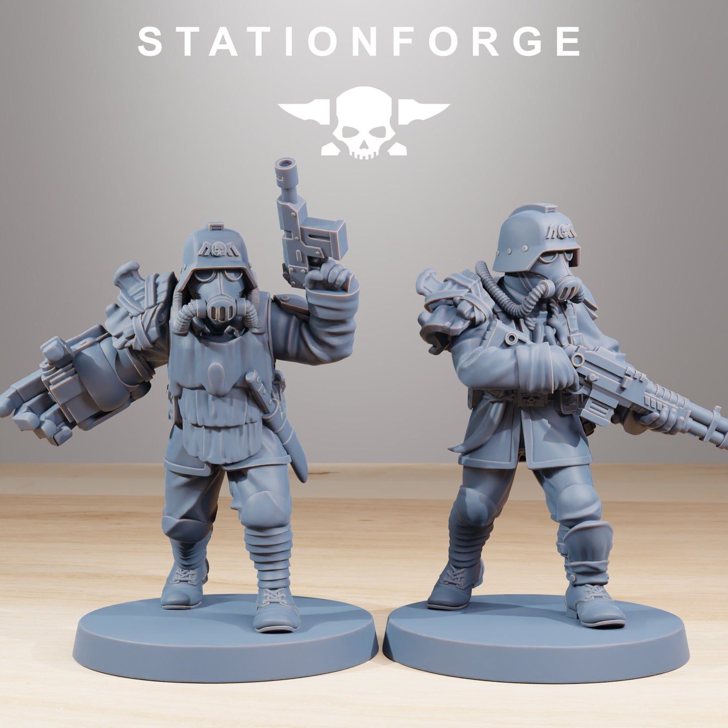 GrimGuard Xenarid Hunters | Set of 10 Minis | StationForge | 12K Prints