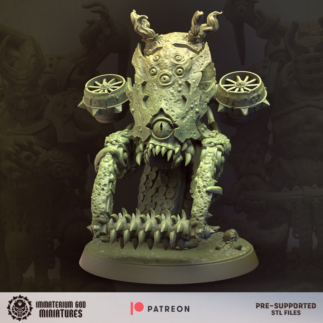 Plague Crusher & Spreader | Sons of Decay | Immaterium God Miniatures | 12K Prints