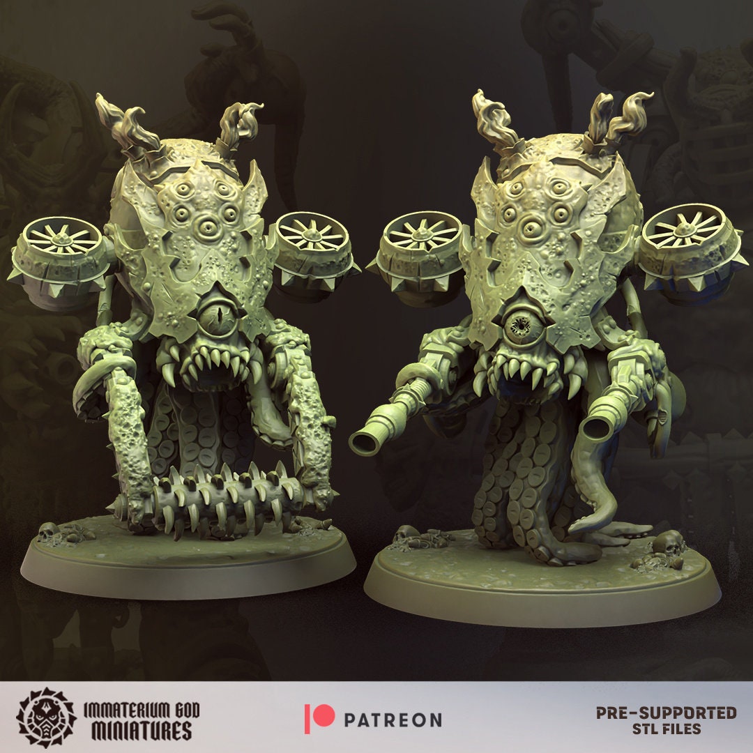 Plague Crusher & Spreader | Sons of Decay | Immaterium God Miniatures | 12K Prints