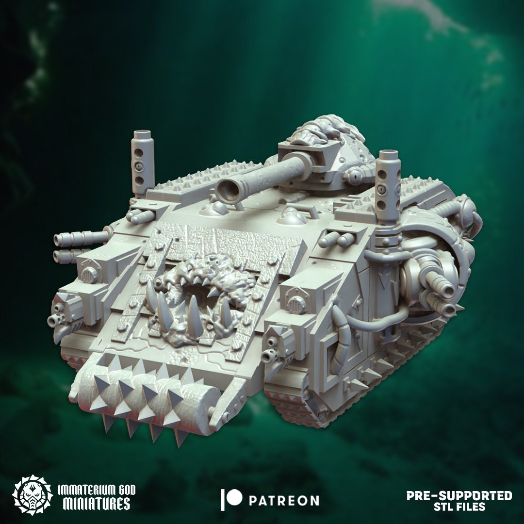 Plague Ironclad | Echoes From The Abyss | Immaterium God Miniatures | 12K Prints