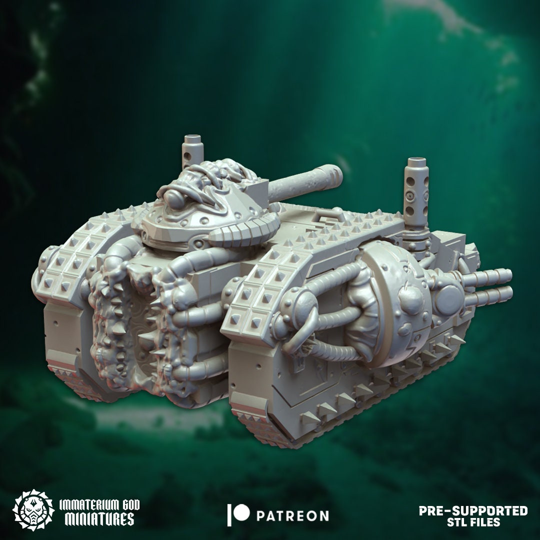Plague Ironclad | Echoes From The Abyss | Immaterium God Miniatures | 12K Prints