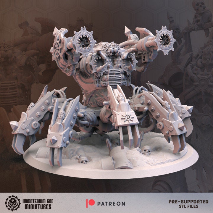 Crabfiler | Desert Scavengers | Immaterium God Miniatures | 12K Prints