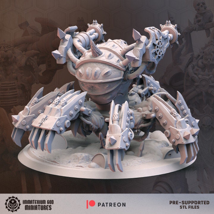 Crabfiler | Desert Scavengers | Immaterium God Miniatures | 12K Prints