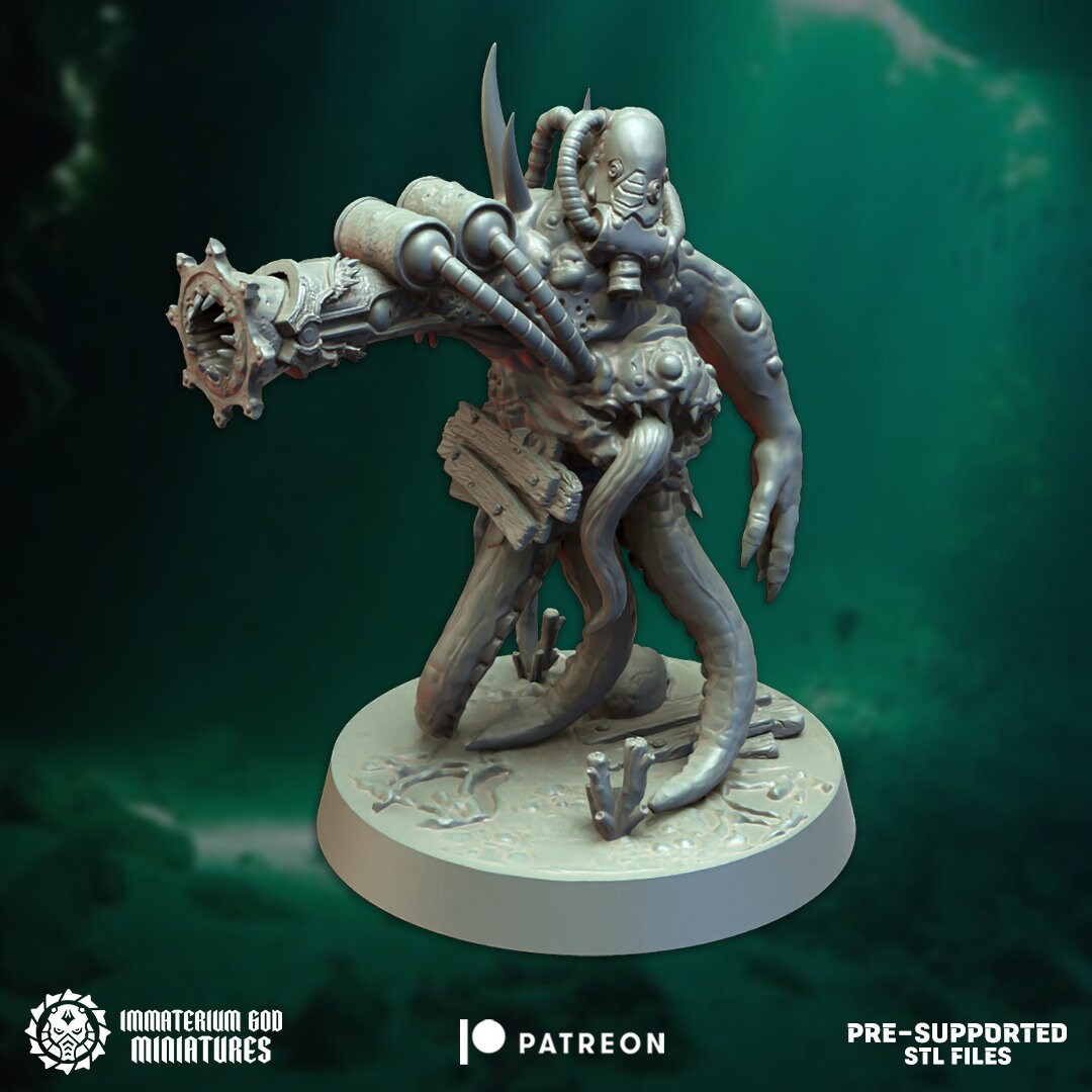 Depthwalkers | Echoes From The Abyss | Immaterium God Miniatures | 12K Prints