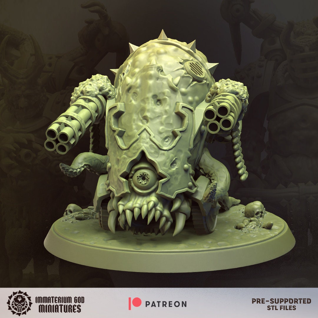 Fetid Spankler | Sons of Decay | Immaterium God Miniatures | 12K Prints