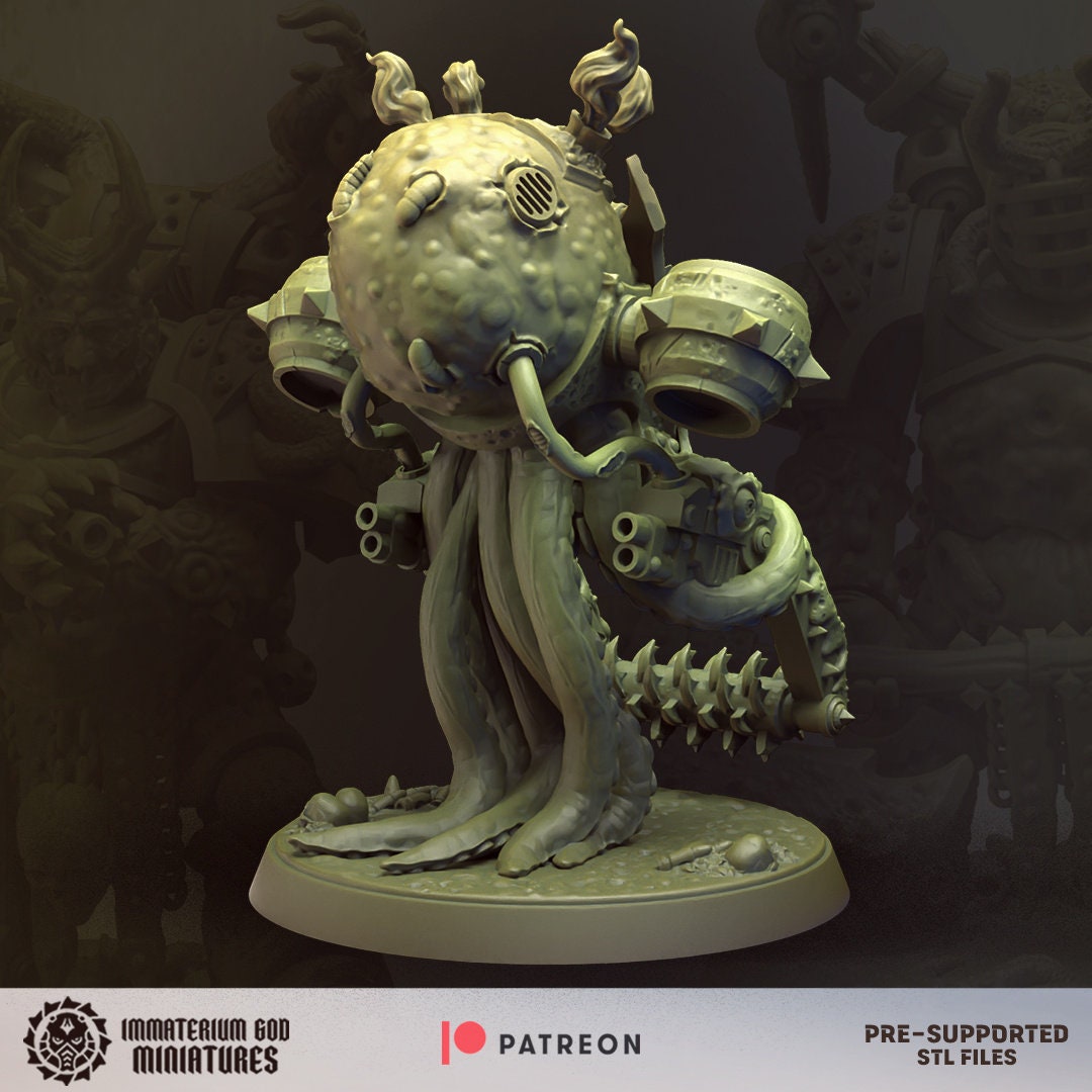 Plague Crusher & Spreader | Sons of Decay | Immaterium God Miniatures | 12K Prints