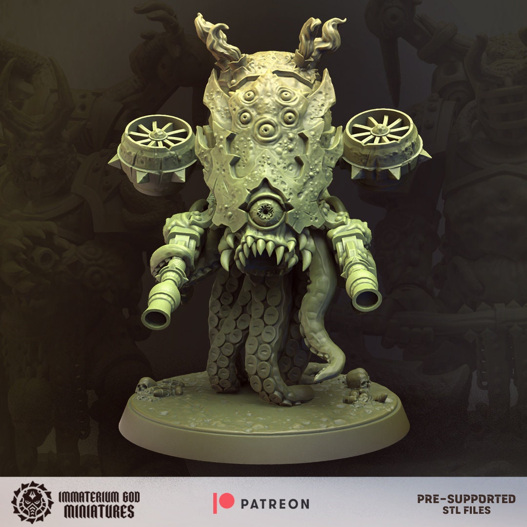 Plague Crusher & Spreader | Sons of Decay | Immaterium God Miniatures | 12K Prints