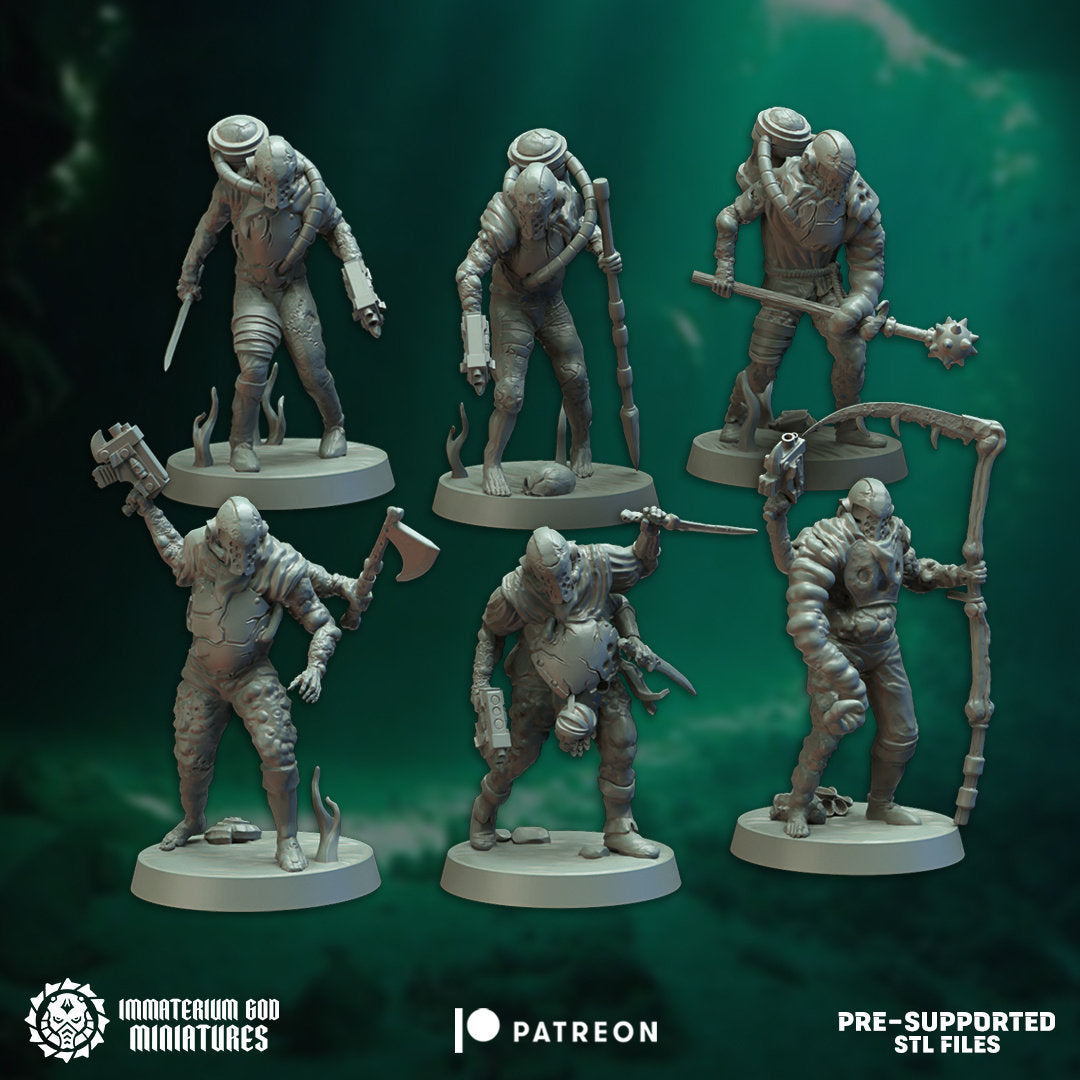 Noxius Fanatics | Echoes From The Abyss | Immaterium God Miniatures | 12K Prints