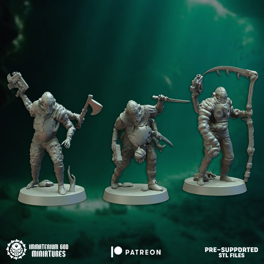 Noxius Fanatics | Echoes From The Abyss | Immaterium God Miniatures | 12K Prints
