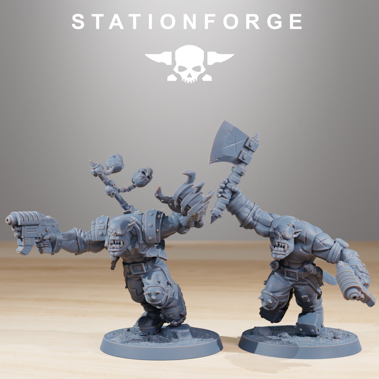 Orkaz Infantry | Set of 11 Minis | StationForge | 12K Prints