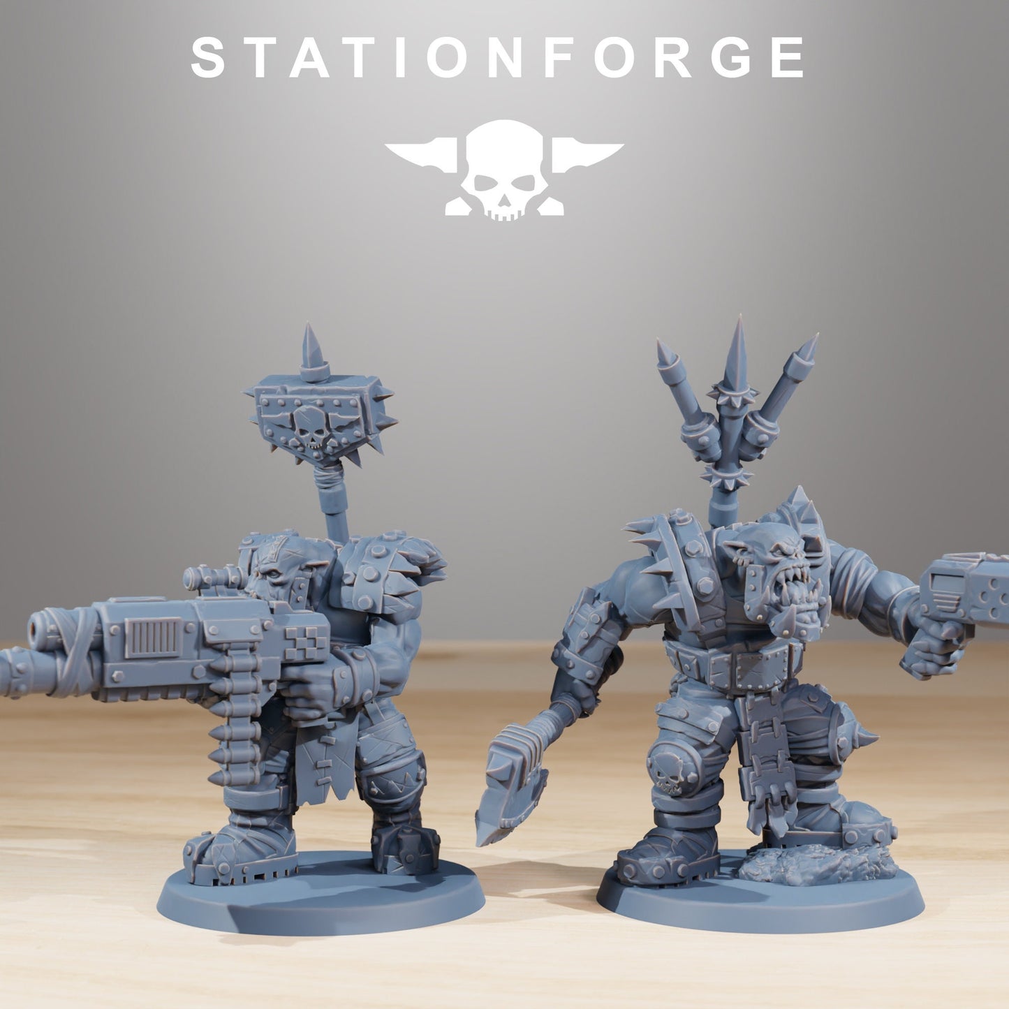 Orkaz SkullKrushers | Set of 10 Minis | StationForge | 12K Prints