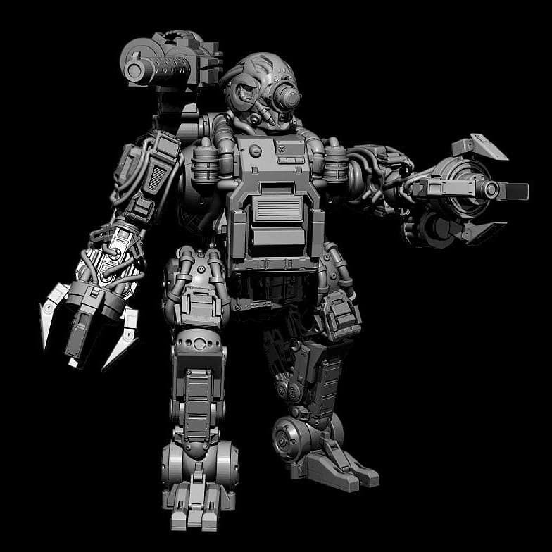 Scavenger Droitex | Set of 3 Minis | StationForge | 12K Prints