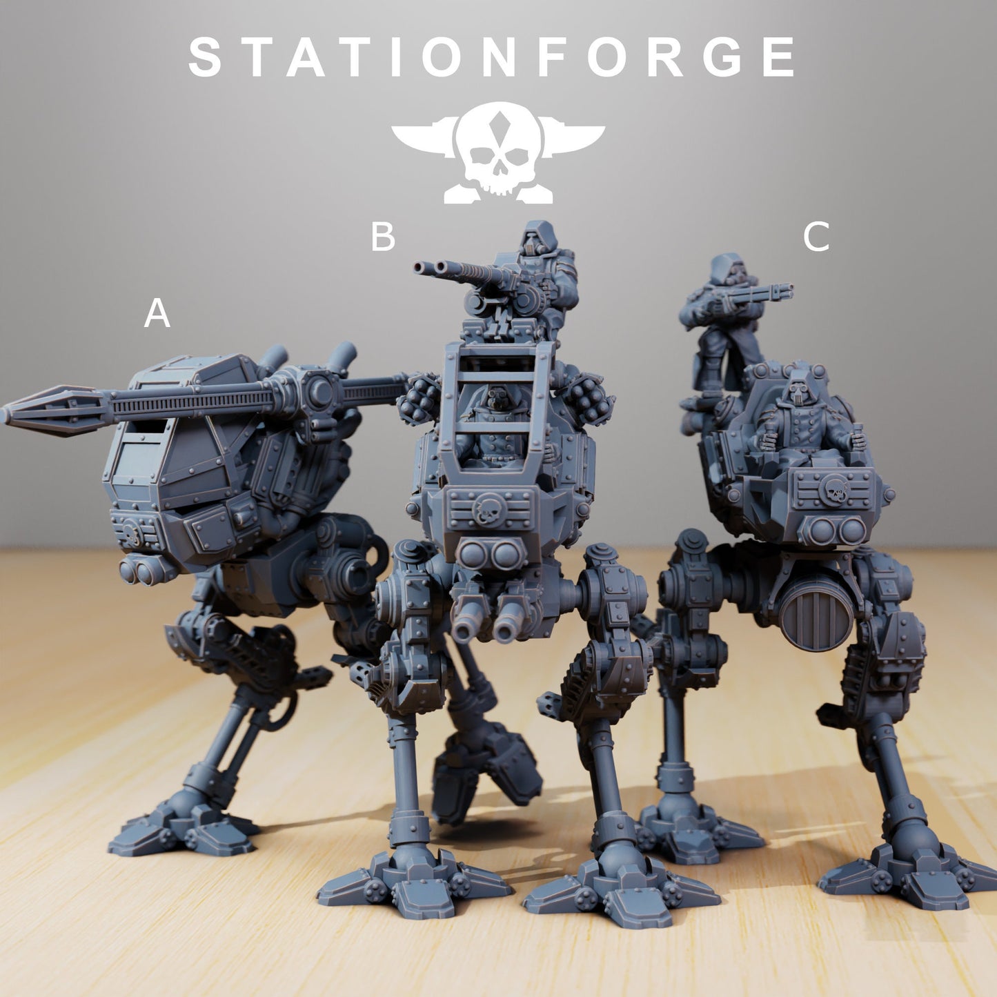 Scavenger Scout Walker | StationForge | 12K Prints