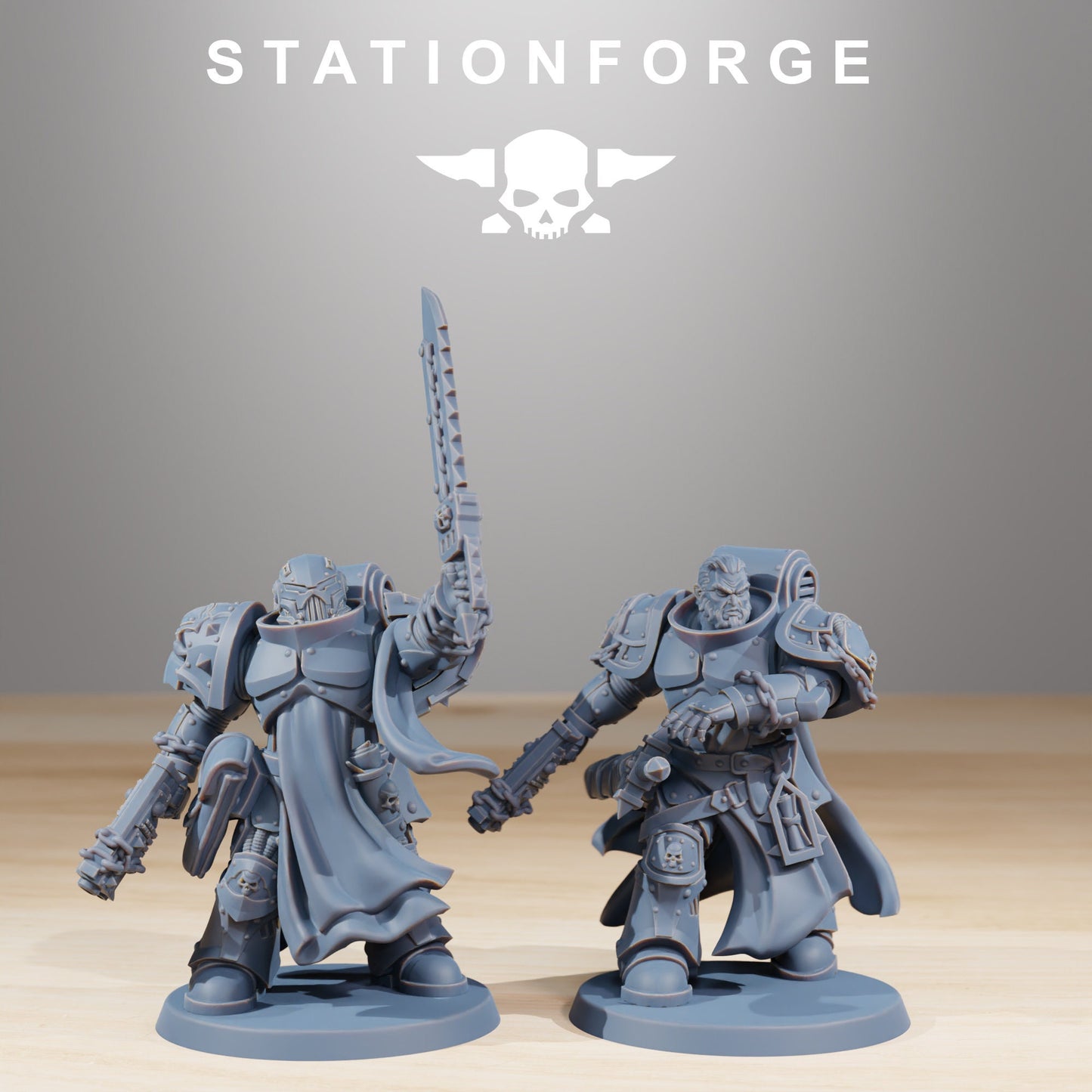 Socratis Crusaders | Set of 10 Minis | StationForge | 12K Prints