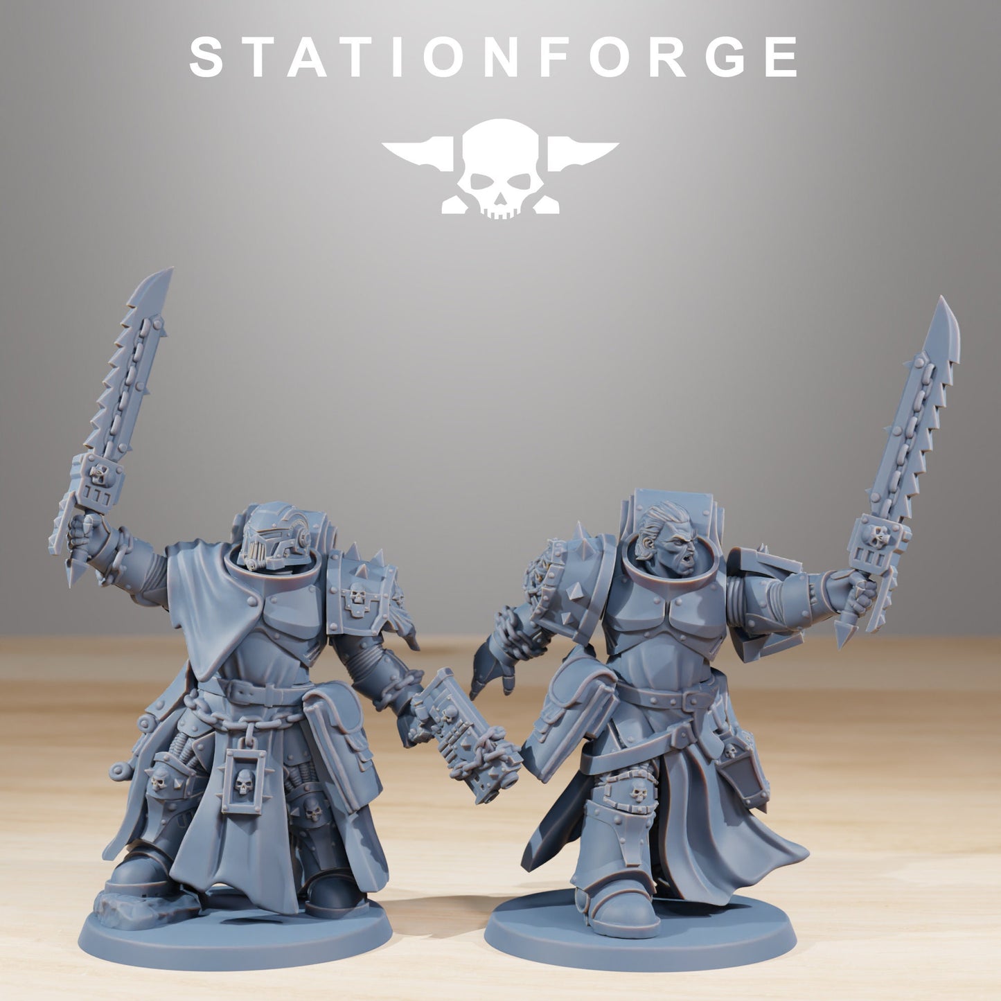 Socratis Crusaders | Set of 10 Minis | StationForge | 12K Prints