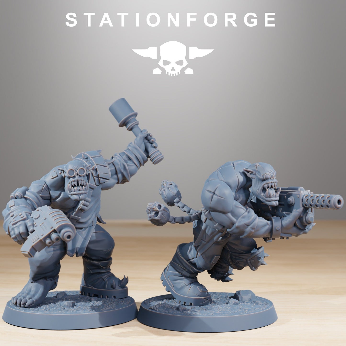Orkaz Infantry | Set of 11 Minis | StationForge | 12K Prints