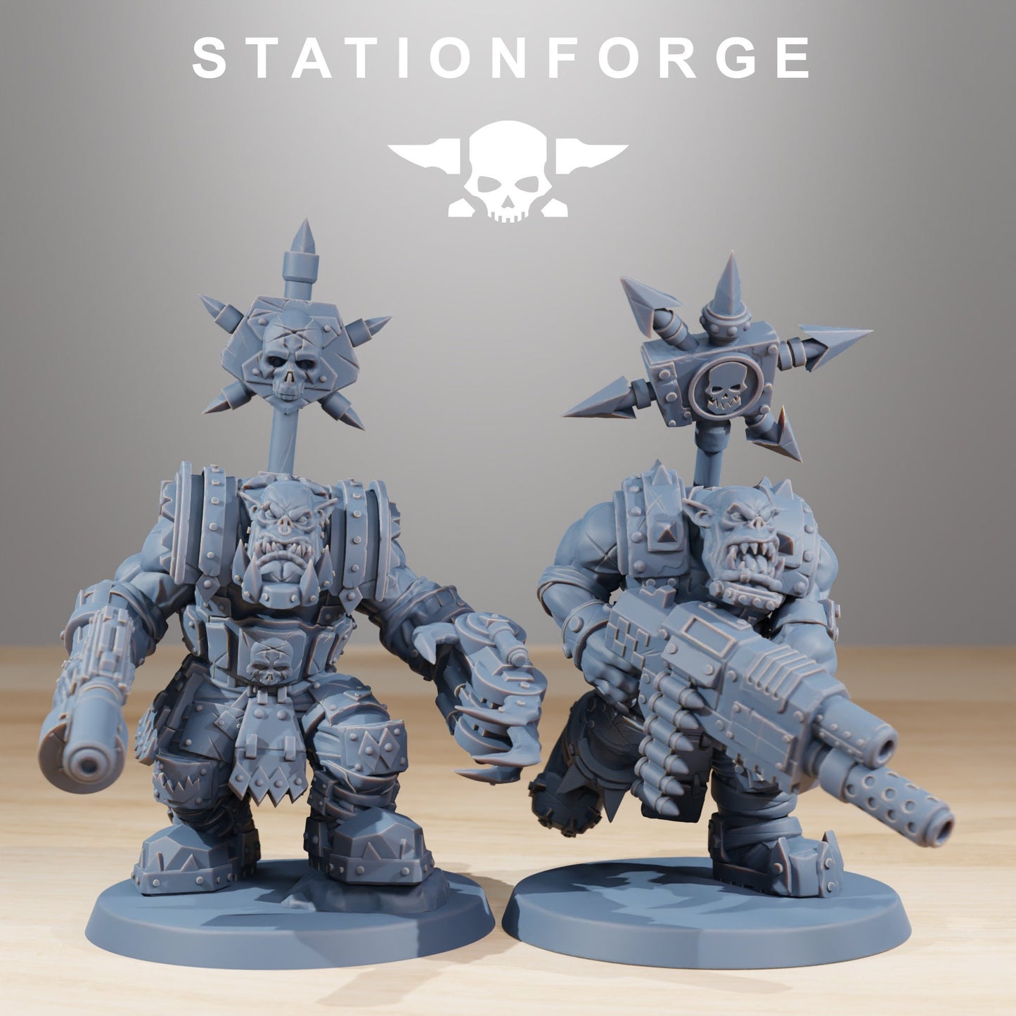 Orkaz SkullKrushers | Set of 10 Minis | StationForge | 12K Prints