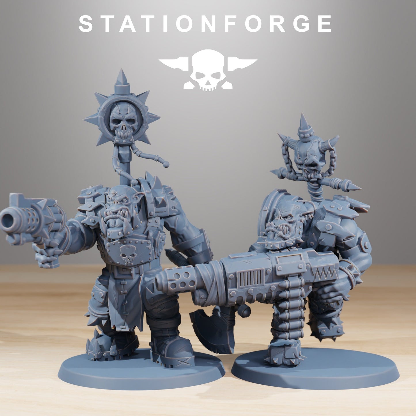 Orkaz SkullKrushers | Set of 10 Minis | StationForge | 12K Prints