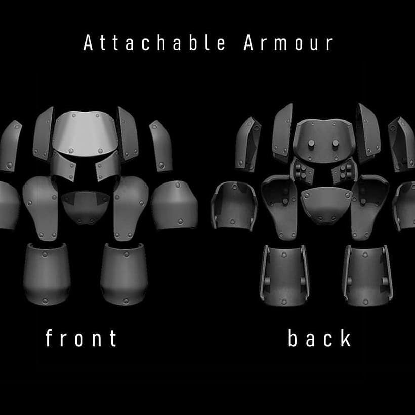 Scavenger Droitex | Set of 3 Minis | StationForge | 12K Prints
