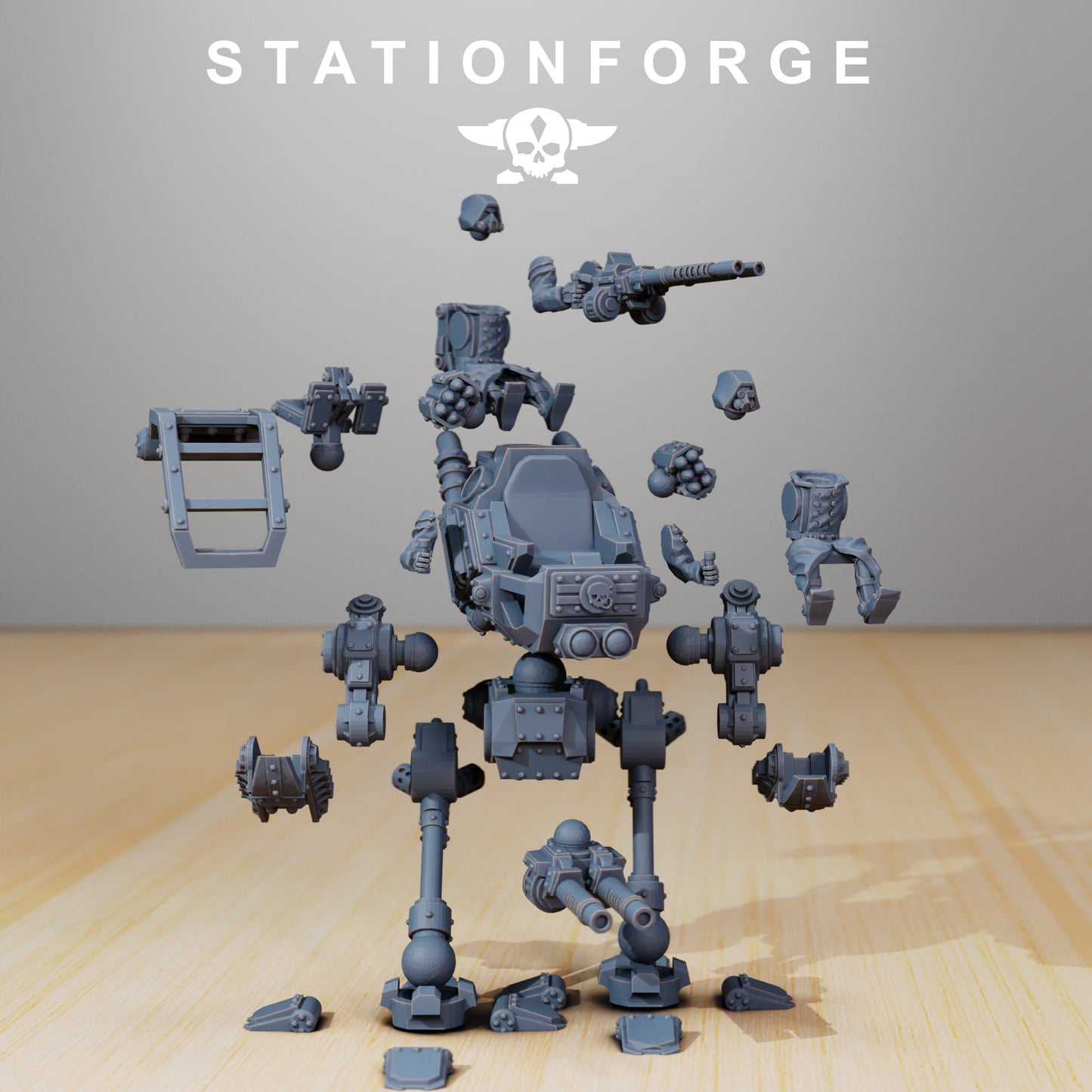 Scavenger Scout Walker | StationForge | 12K Prints