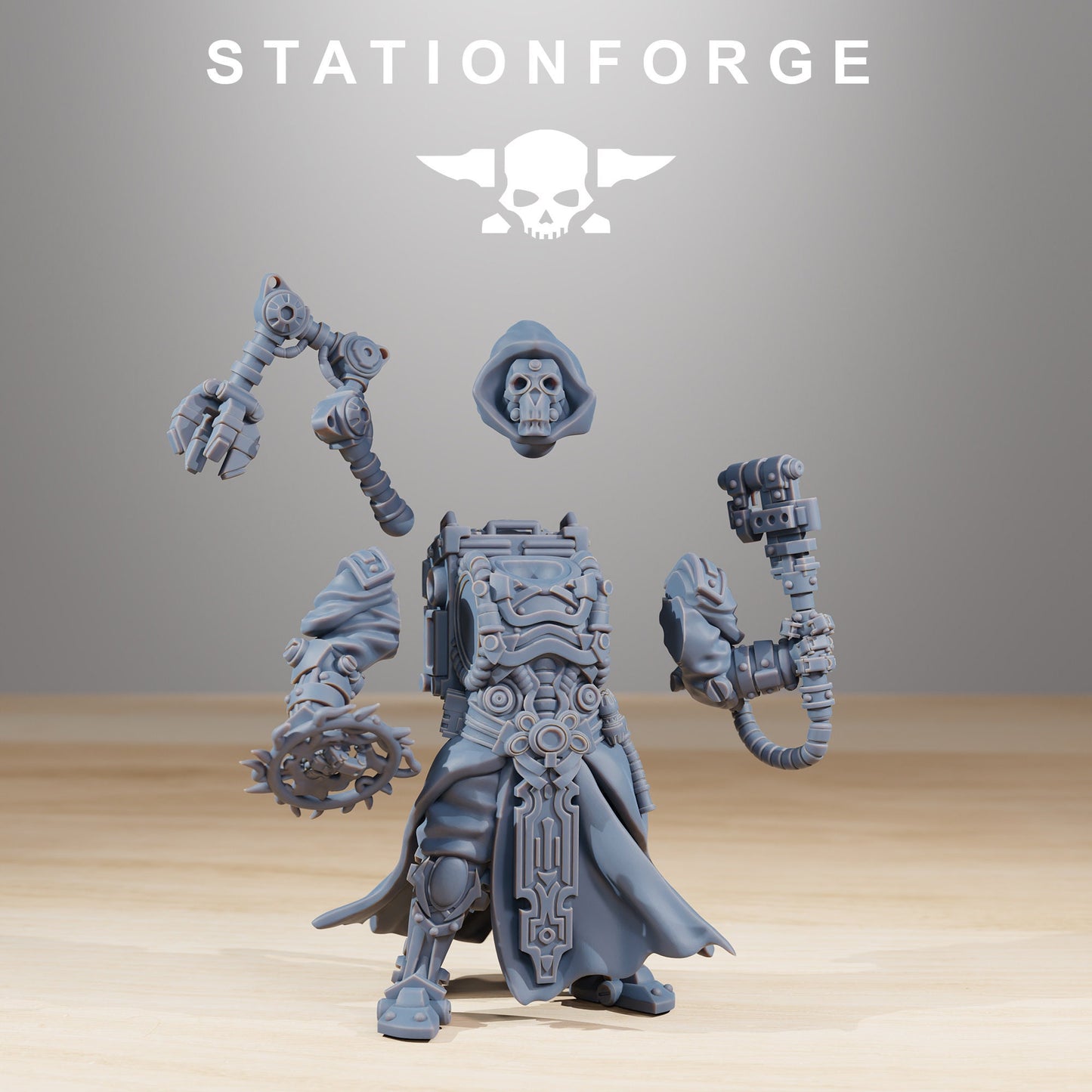 Scavenger Techno Priest | StationForge | 12K Prints
