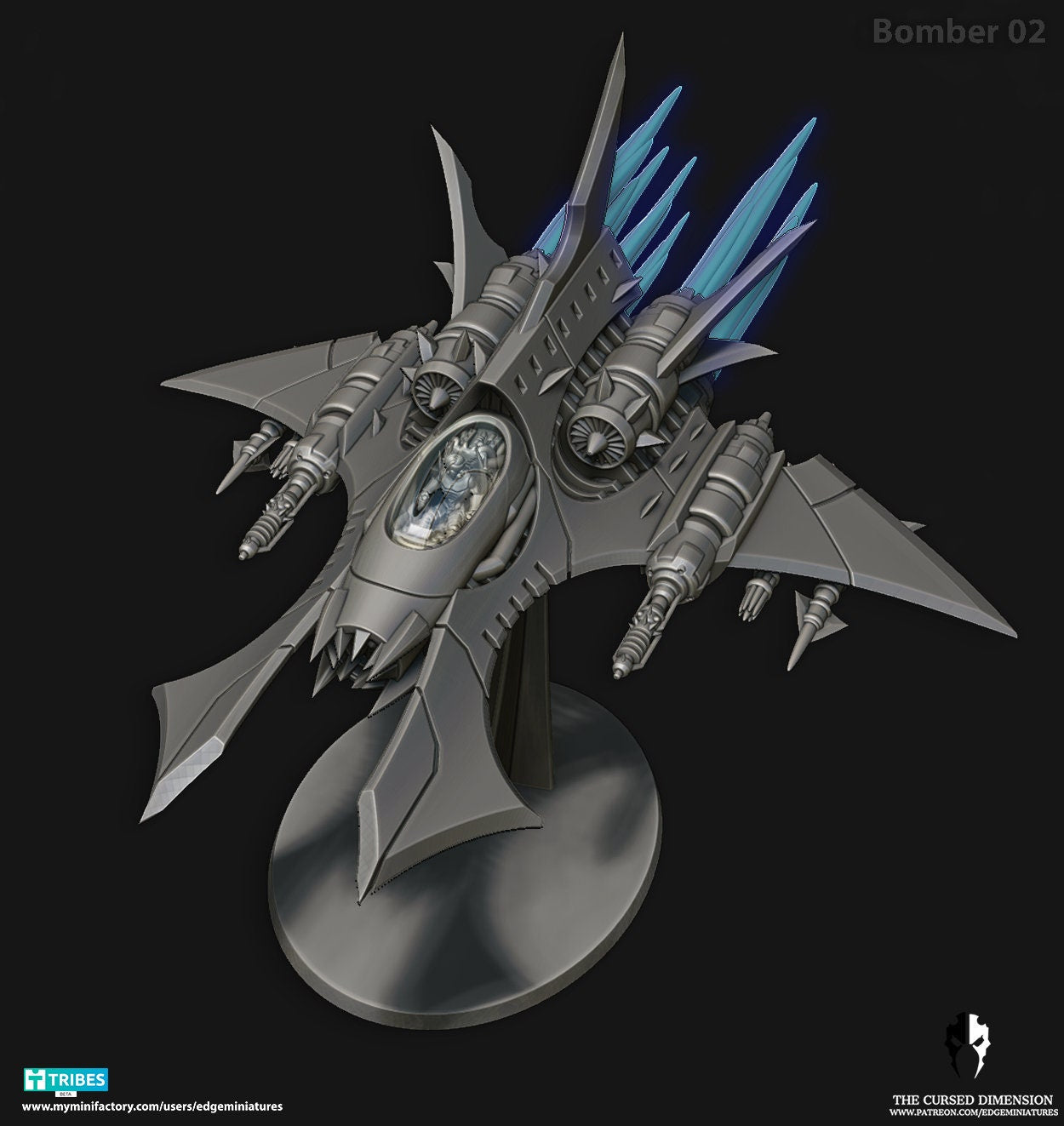 Bomber Jets | Edge Miniatures - Cursed Elves | 12K Prints
