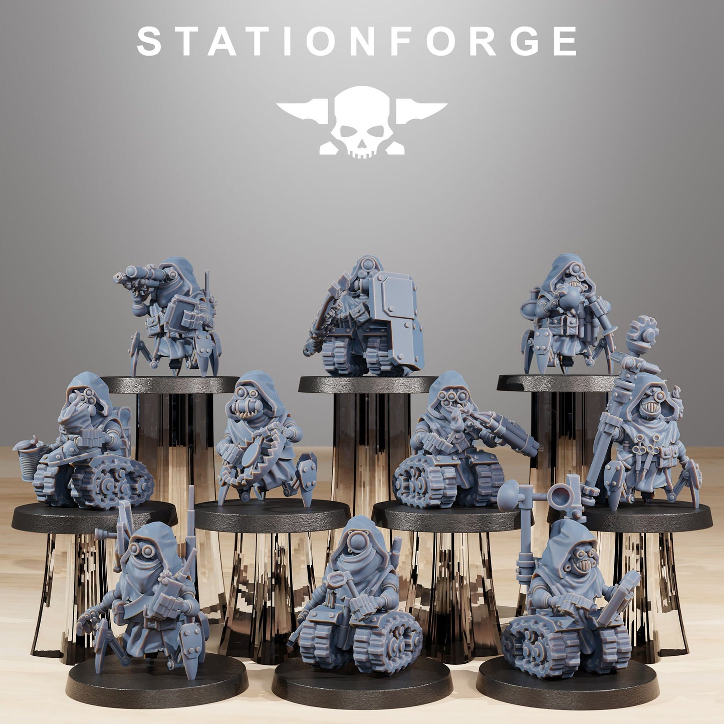 Scavenger Salvagers | Set of 10 Minis | StationForge | 12K Prints