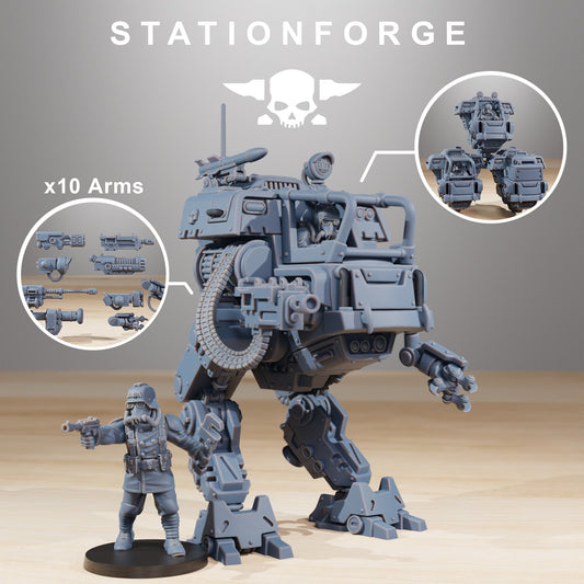 Grimguard Walker MK1 | StationForge | 12K Prints