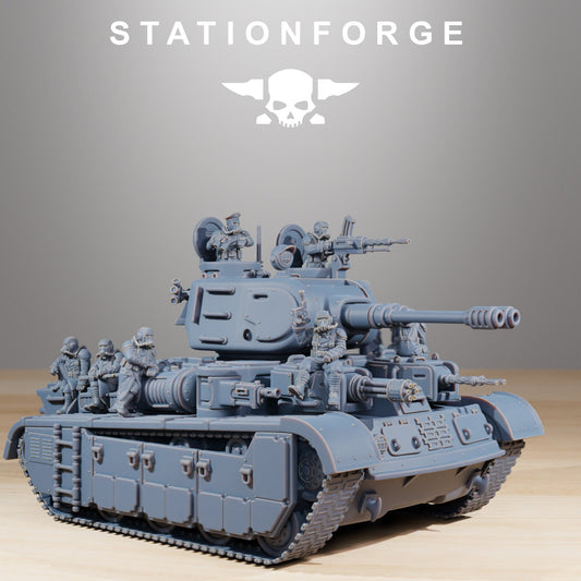 GrimGuard Heavy Battle Tank | StationForge | 12K Prints