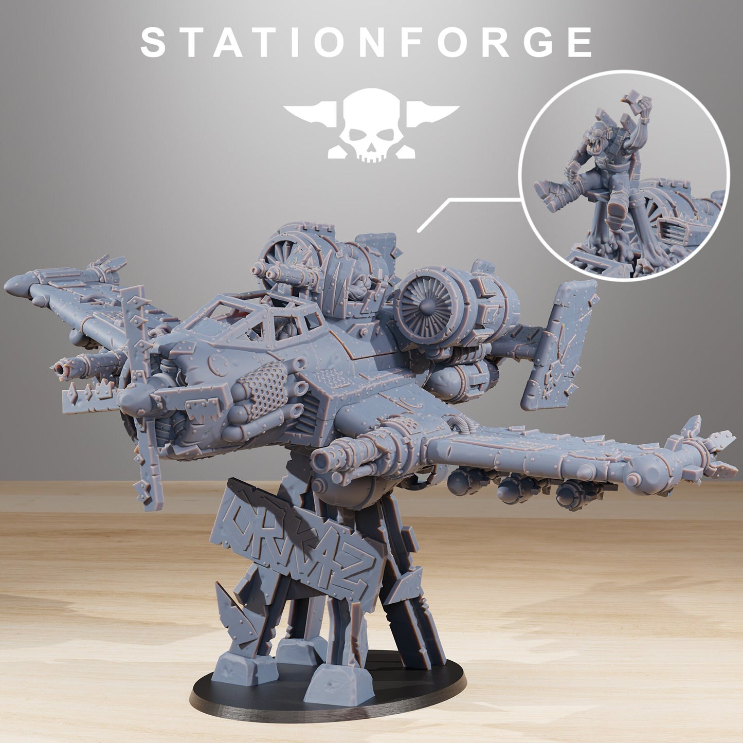 Orkaz Plane | StationForge | 12K Prints