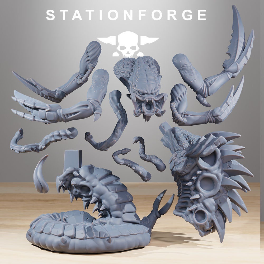Xenarid Brainiac | StationForge | 12K Prints