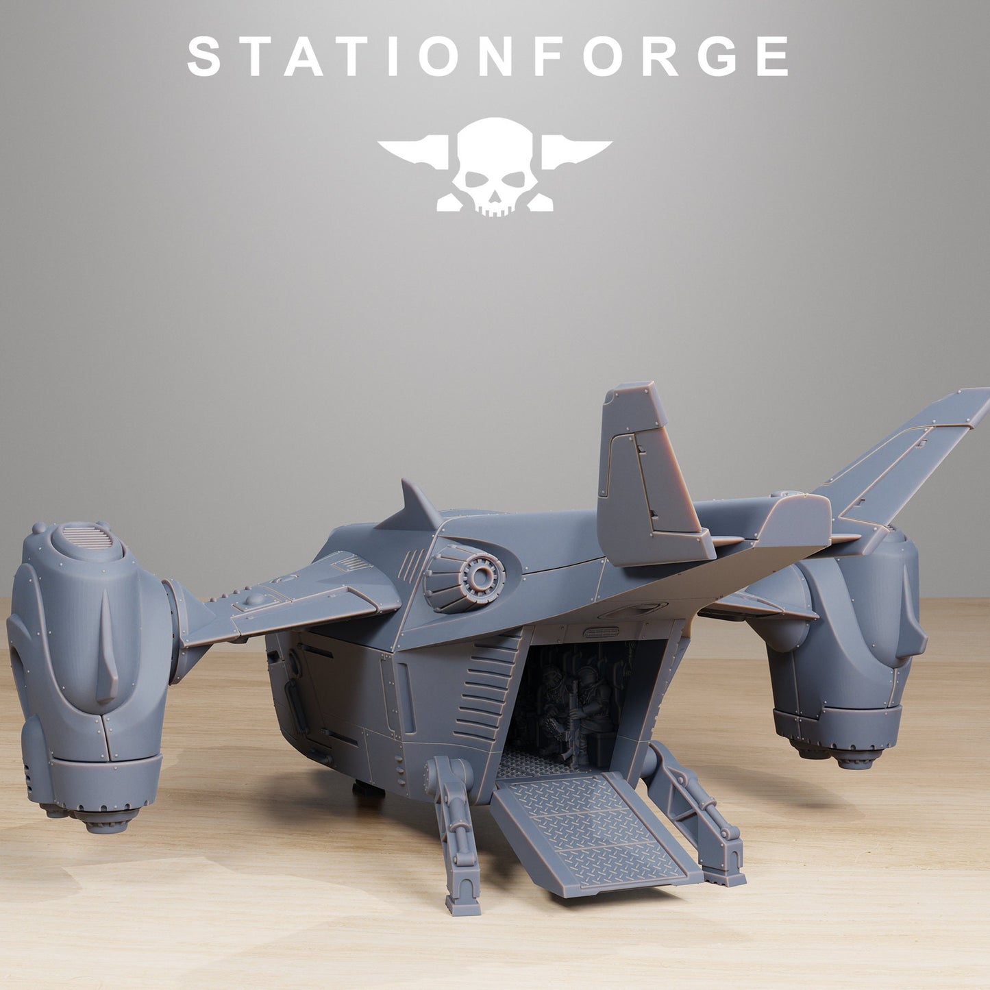 Vaskar Dropship | StationForge | 12K Prints