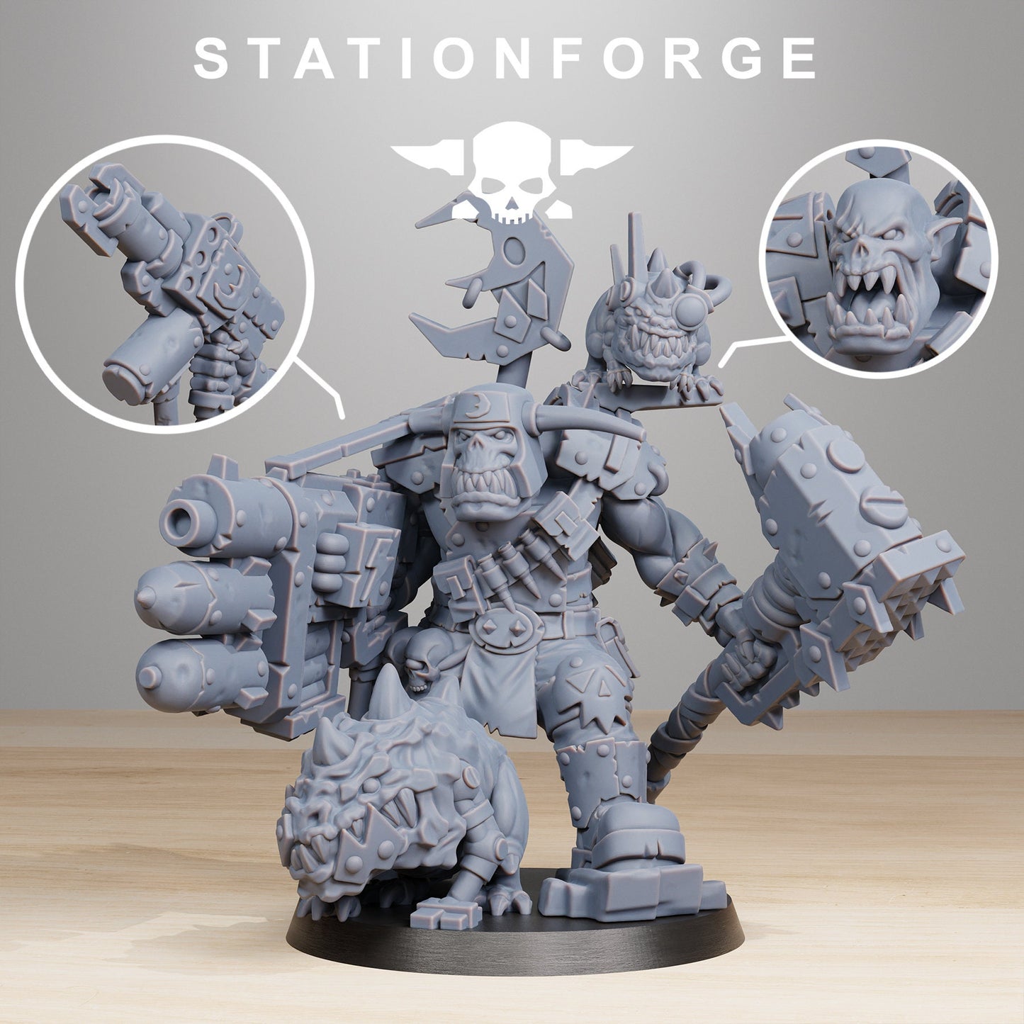 Orkaz Blackskull | StationForge | 12K Prints