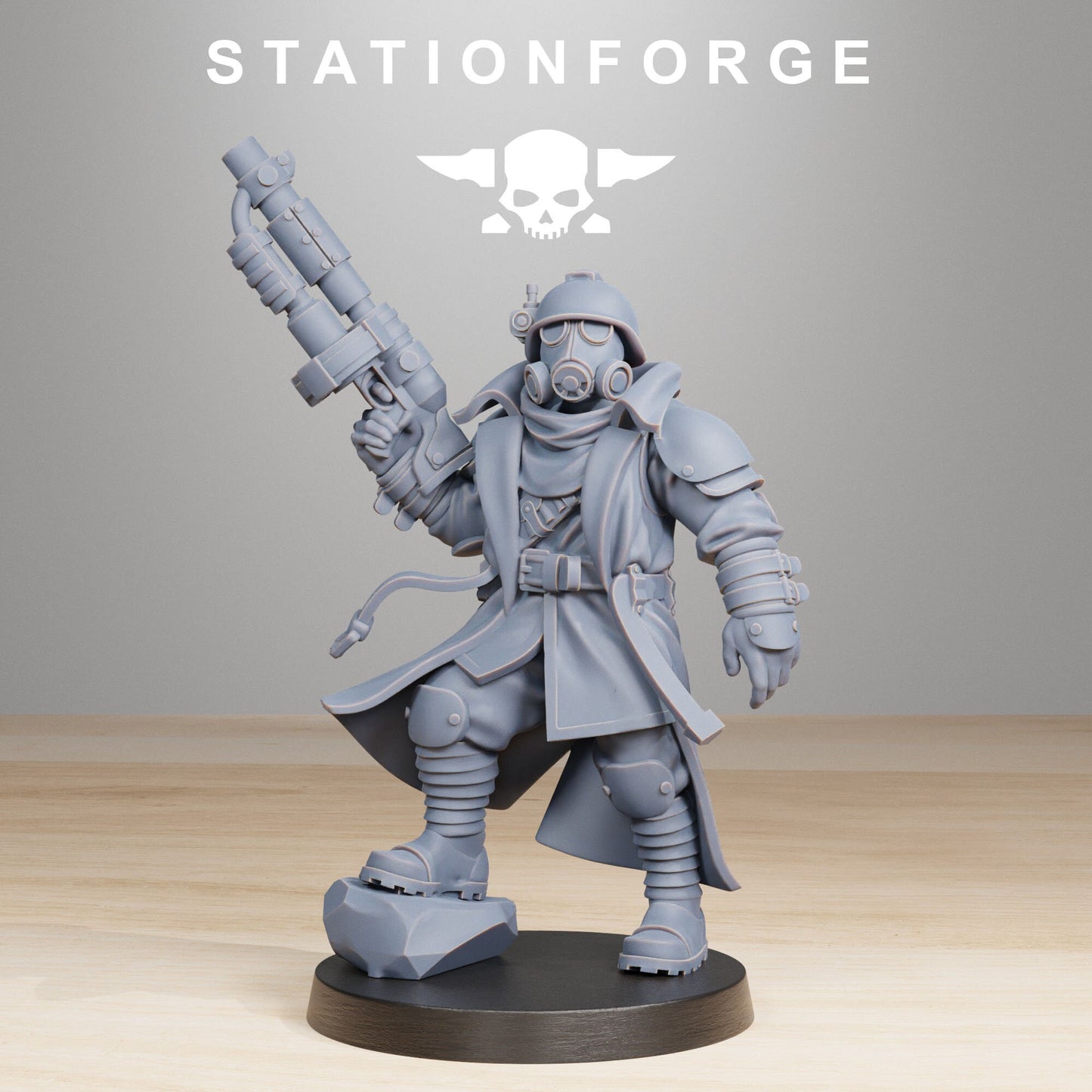 GrimGuard Scorchers Officer | StationForge | 12K Prints