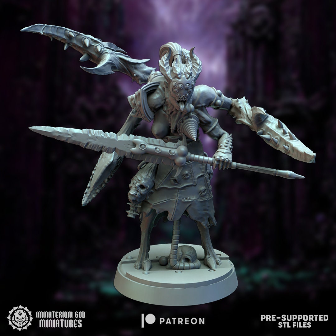 Torture Fanatics | Citadel of Pain | Immaterium God Miniatures | 12K Prints