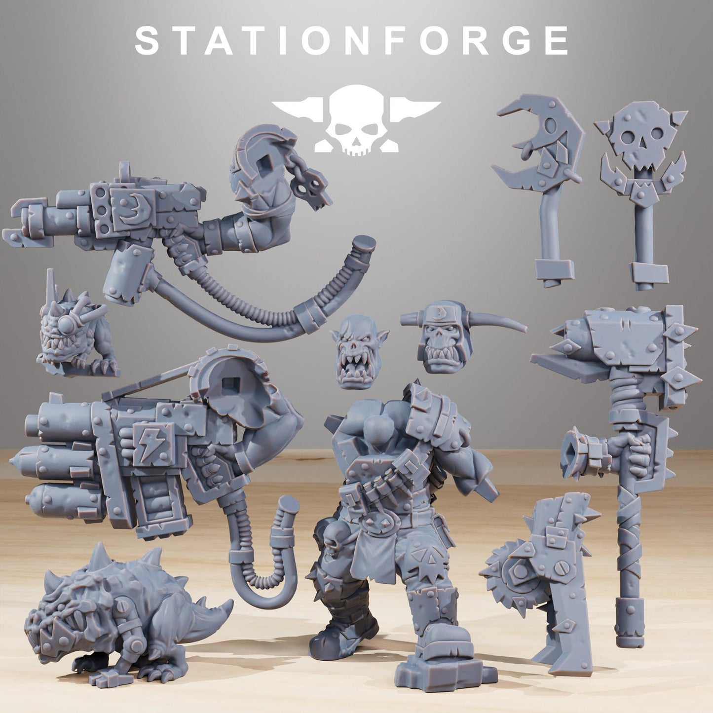 Orkaz Blackskull | StationForge | 12K Prints