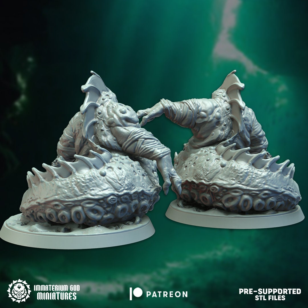 Putrid Worms | Echoes From The Abyss | Immaterium God Miniatures | 12K Prints
