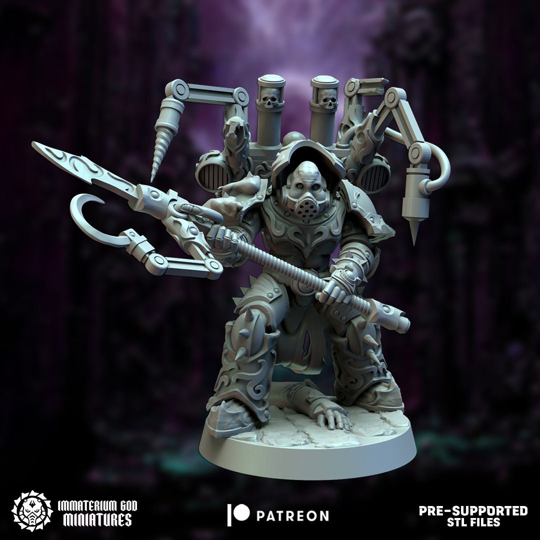 Surgeon Ravagers | Citadel of Pain | Immaterium God Miniatures | 12K Prints