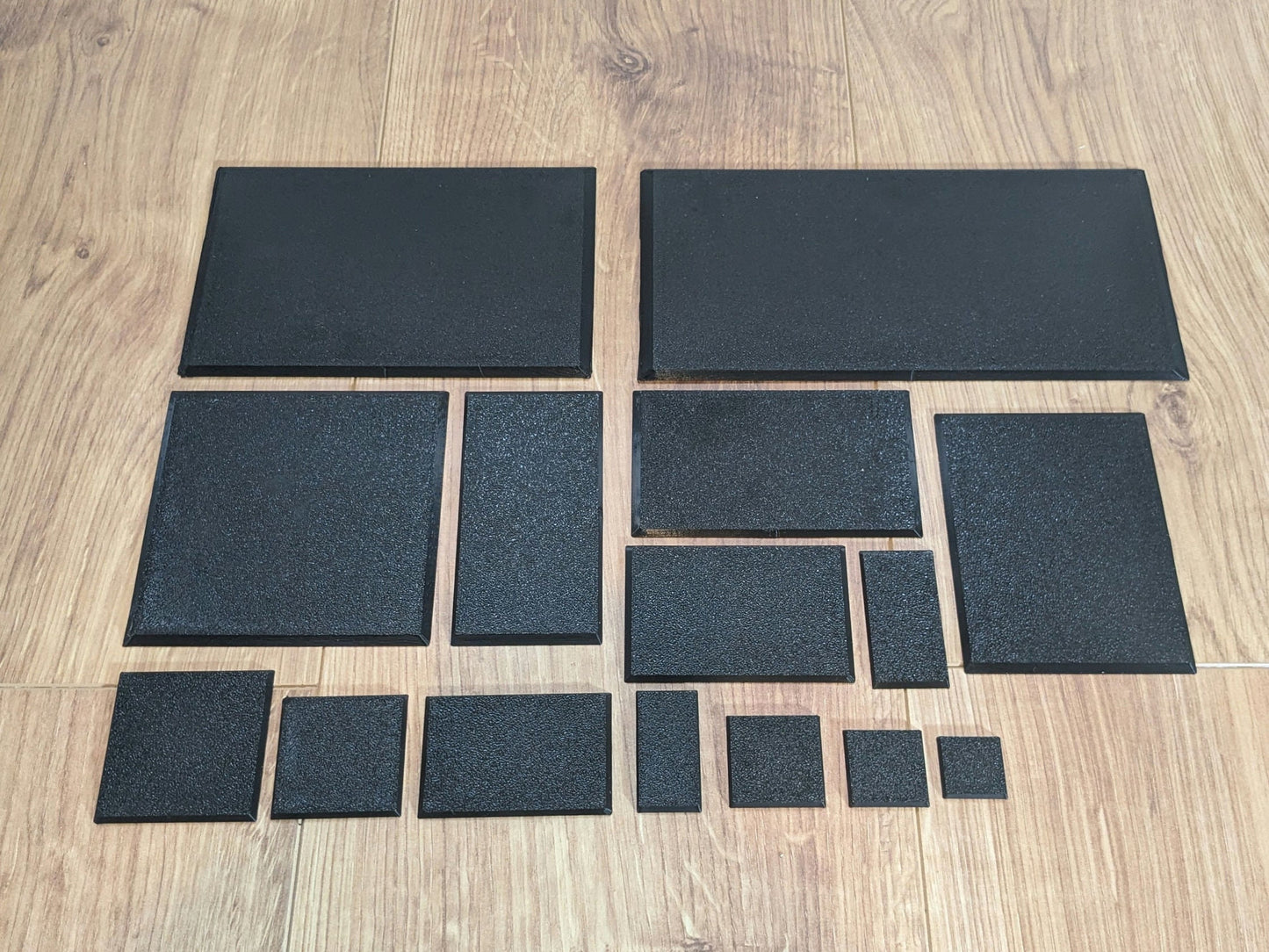 Square PLA Bases for Miniatures | Variety of Sizes - 20mm to 200mm x 100mm | Celestial Miniatures