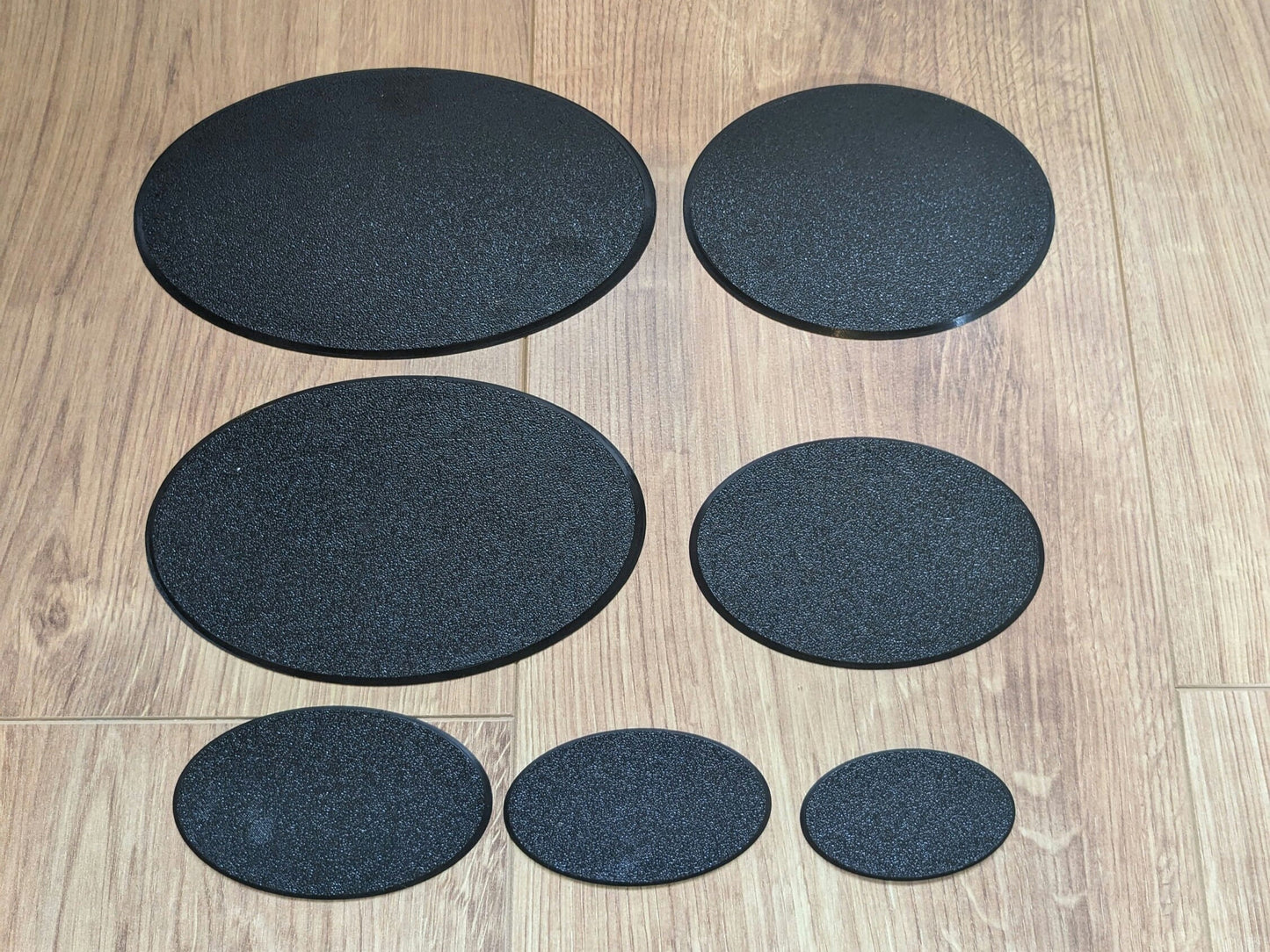 Oval PLA Bases for Miniatures | Variety of Sizes - 60mm x 35mm to 150mm x 95mm | Celestial Miniatures