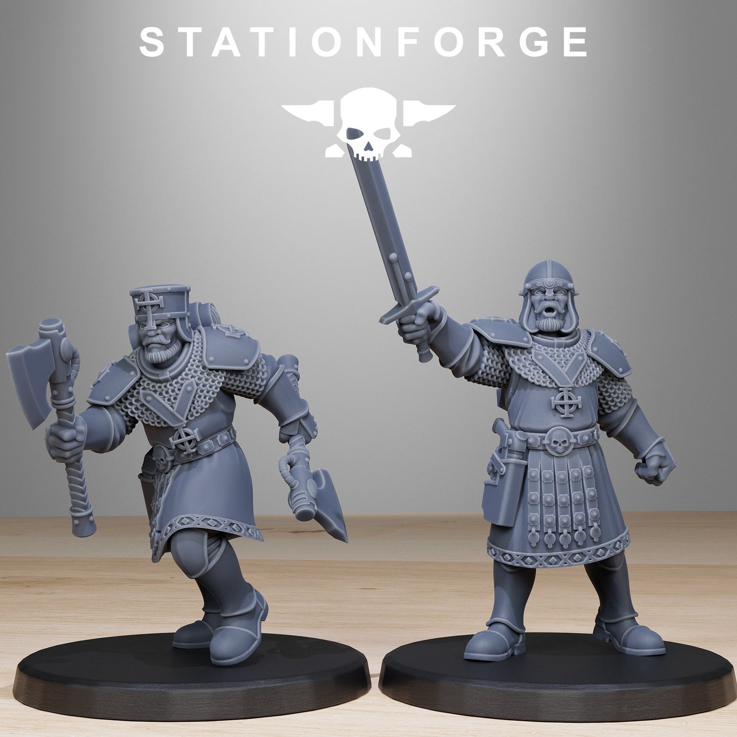 Vodalites Melee Infantry | Set of 10 Minis | StationForge | 12K Prints