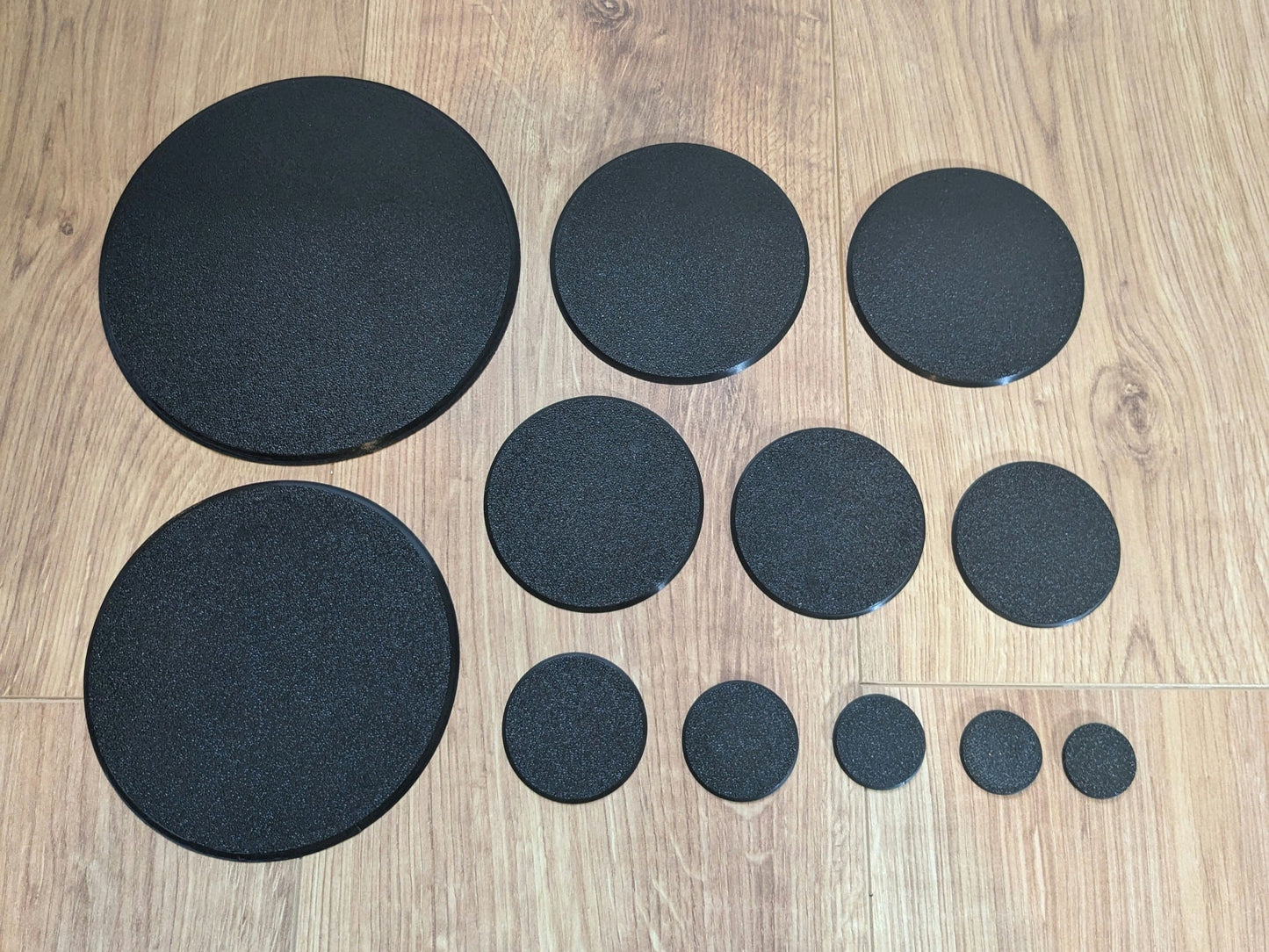 Round PLA Bases for Miniatures | Variety of Sizes - 25mm to 160mm | Celestial Miniatures