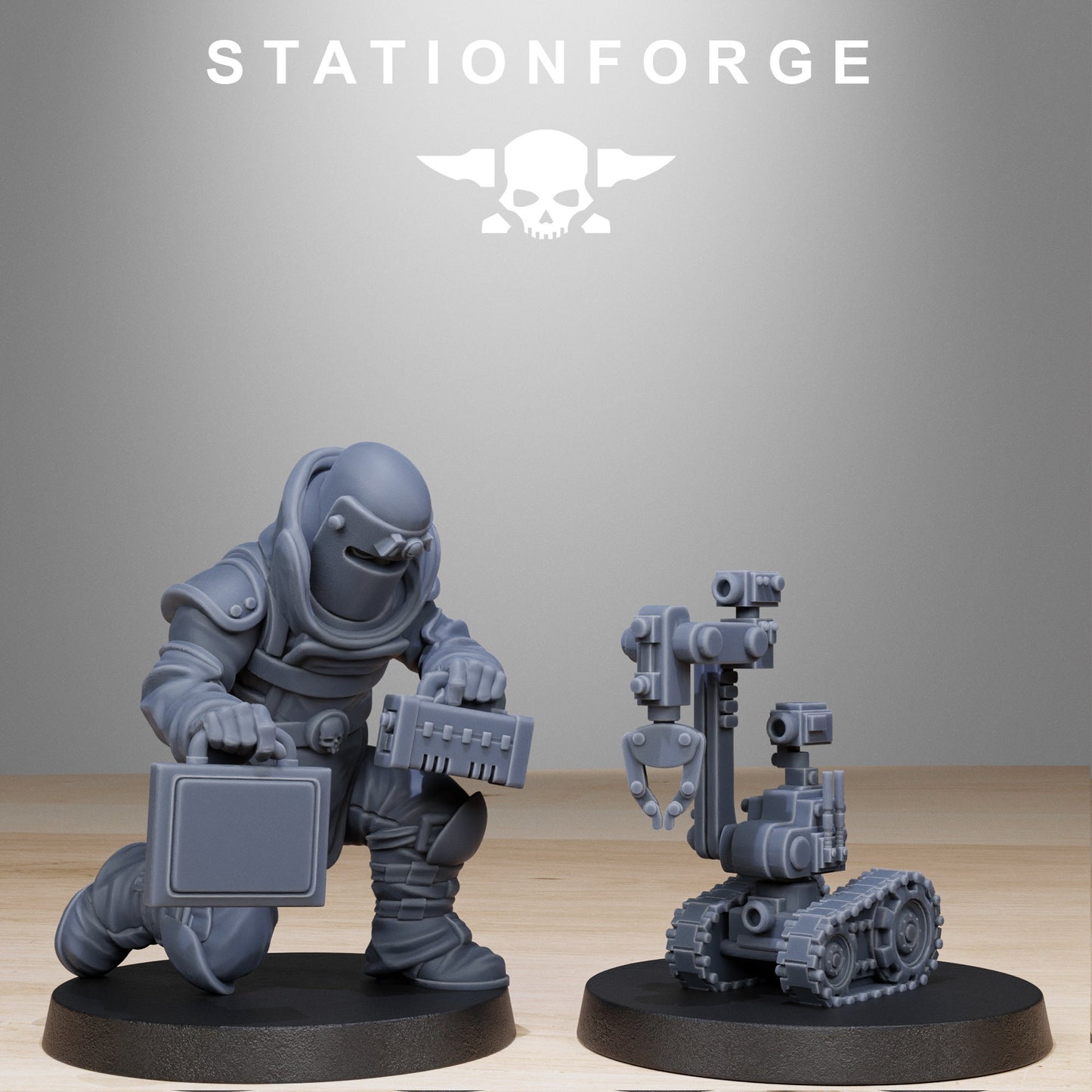 GrimGuard Bomb Squad | Set of 12 Minis | StationForge | 12K Prints
