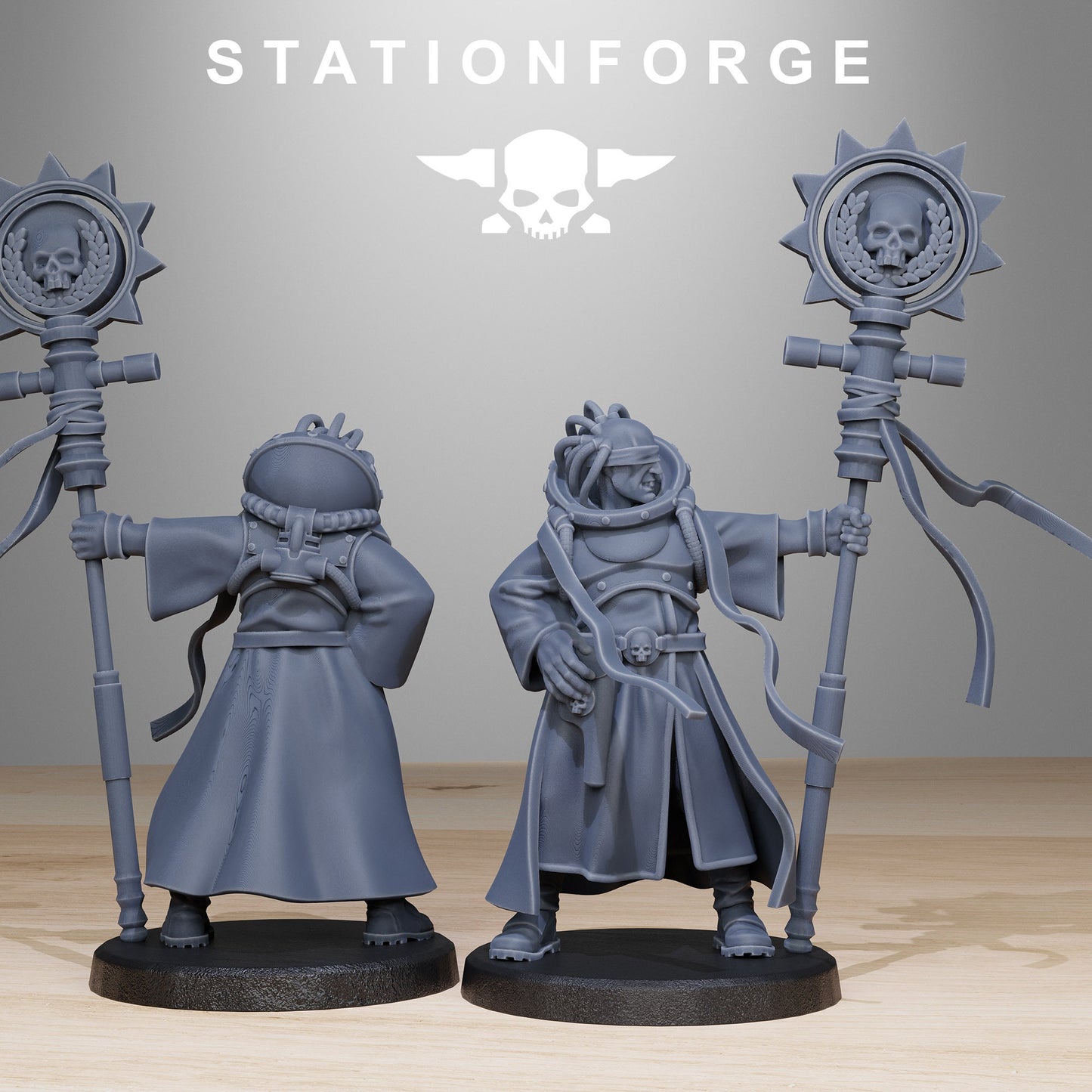 GrimCorp Mercenaries | Set of 10 Minis | StationForge | 12K Prints