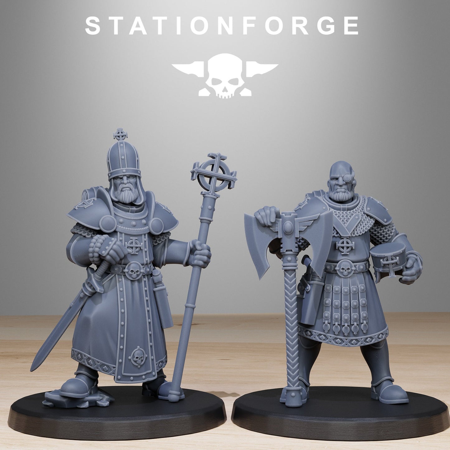 Vodalites Melee Infantry | Set of 10 Minis | StationForge | 12K Prints