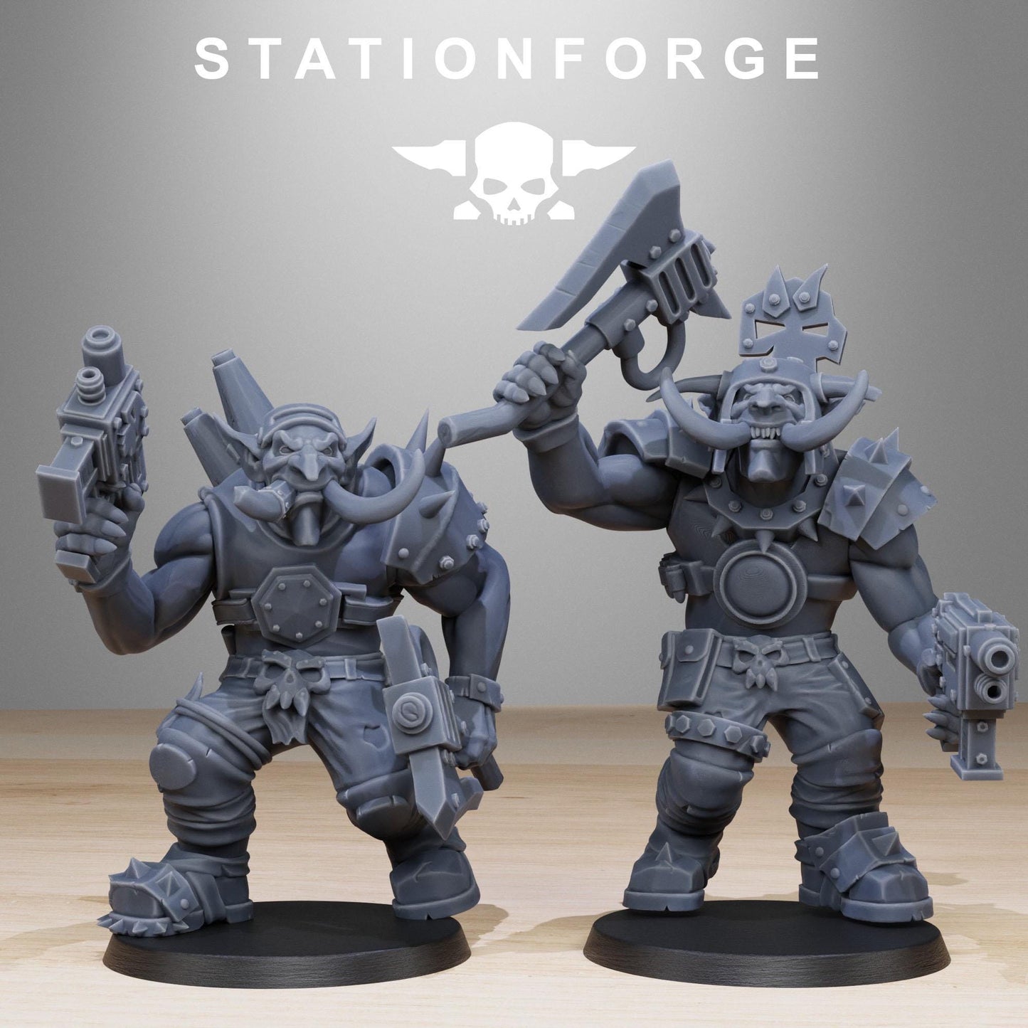 Orkaz Trolls | Set of 10 Minis | StationForge | 12K Prints